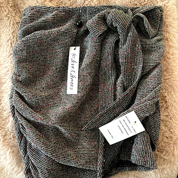 NWT For Love and Lemons Auguste Sparkle Skirt - Picture 4 of 5